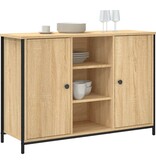 VidaXL Dressoir 100x35x70 cm bewerkt hout sonoma eikenkleurig