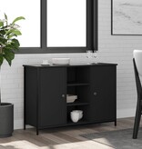 VidaXL Dressoir 100x35x70 cm bewerkt hout zwart
