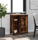 VidaXL Dressoir 70x30x80 cm bewerkt hout gerookt eikenkleurig