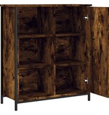 VidaXL Dressoir 70x30x80 cm bewerkt hout gerookt eikenkleurig