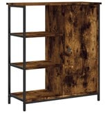 VidaXL Dressoir 70x30x80 cm bewerkt hout gerookt eikenkleurig