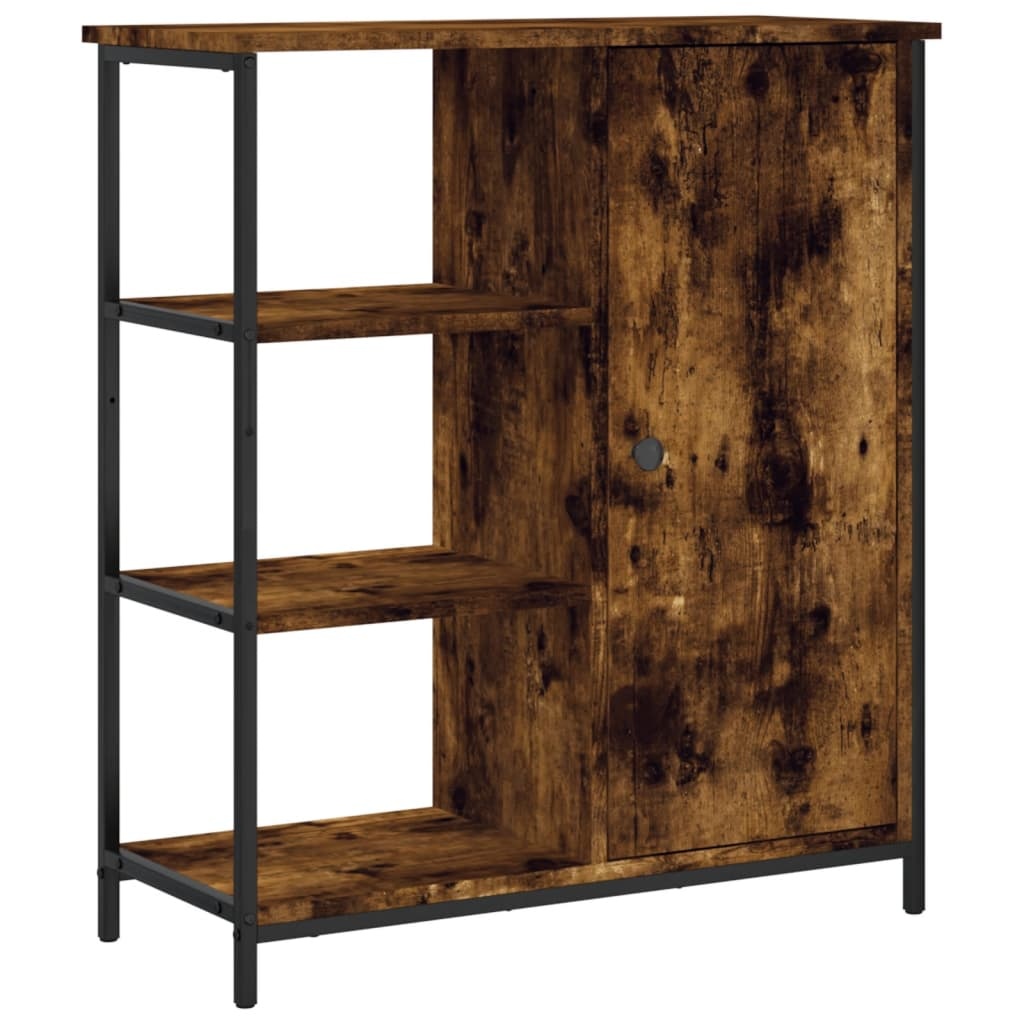 VidaXL Dressoir 70x30x80 cm bewerkt hout gerookt eikenkleurig