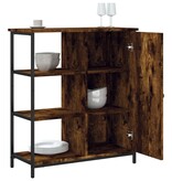 VidaXL Dressoir 70x30x80 cm bewerkt hout gerookt eikenkleurig