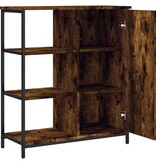 VidaXL Dressoir 70x30x80 cm bewerkt hout gerookt eikenkleurig