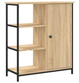 VidaXL Dressoir 70x30x80 cm bewerkt hout sonoma eikenkleurig