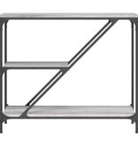 VidaXL Wandtafel 88,5x30x75 cm bewerkt hout grijs sonoma eikenkleurig
