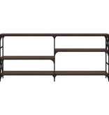 VidaXL Wandtafel 180x29x76,5 cm bewerkt hout bruin eikenkleur