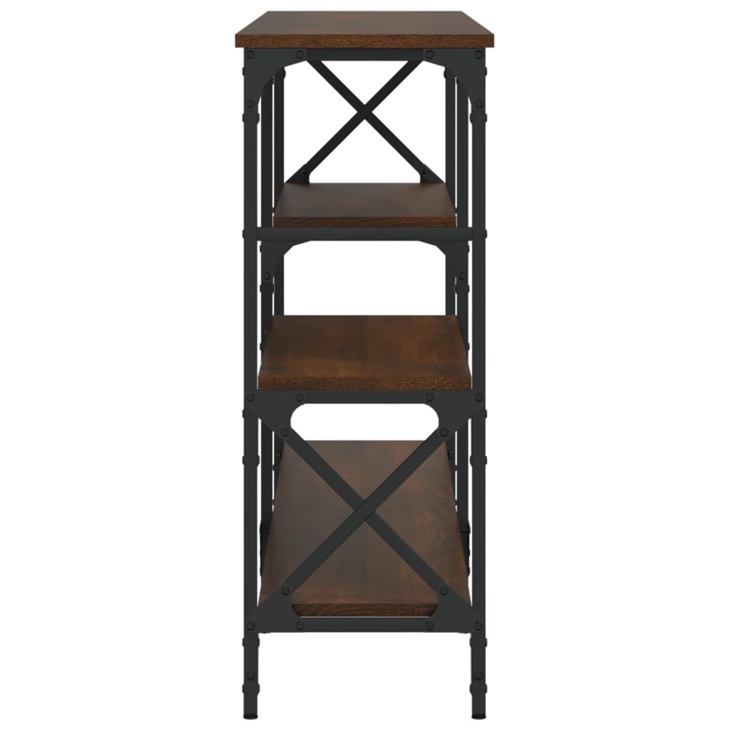 VidaXL Wandtafel 180x29x76,5 cm bewerkt hout bruin eikenkleur