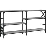 VidaXL Wandtafel 150x29x76,5 cm bewerkt hout grijs sonoma eikenkleurig