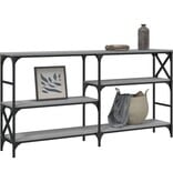 VidaXL Wandtafel 150x29x76,5 cm bewerkt hout grijs sonoma eikenkleurig