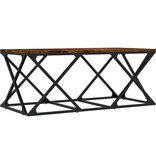 VidaXL Salontafel 100x49x40 cm bewerkt hout gerookt eikenkleurig