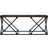 VidaXL Salontafel 100x49x40 cm bewerkt hout gerookt eikenkleurig