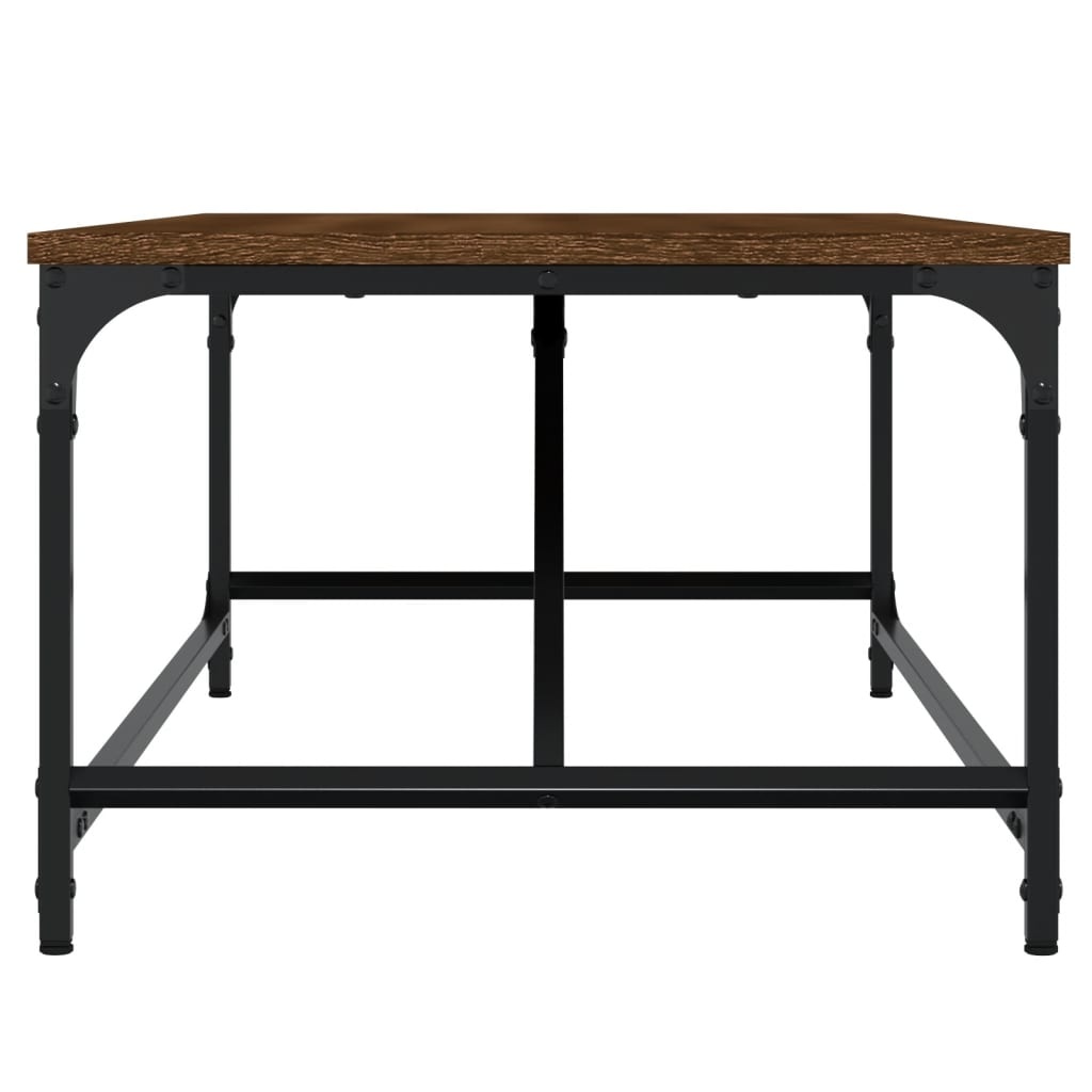 VidaXL Salontafel 100x50x35 cm bewerkt hout bruin eikenkleur