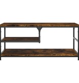 VidaXL Salontafel 90x49x40 cm bewerkt hout gerookt eikenkleurig