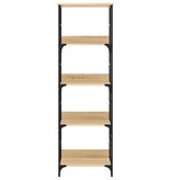 VidaXL Boekenrek 50x33x153 cm bewerkt hout sonoma eikenkleurig