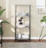 VidaXL Boekenrek 50x33x117,5 cm bewerkt hout grijs sonoma eikenkleurig