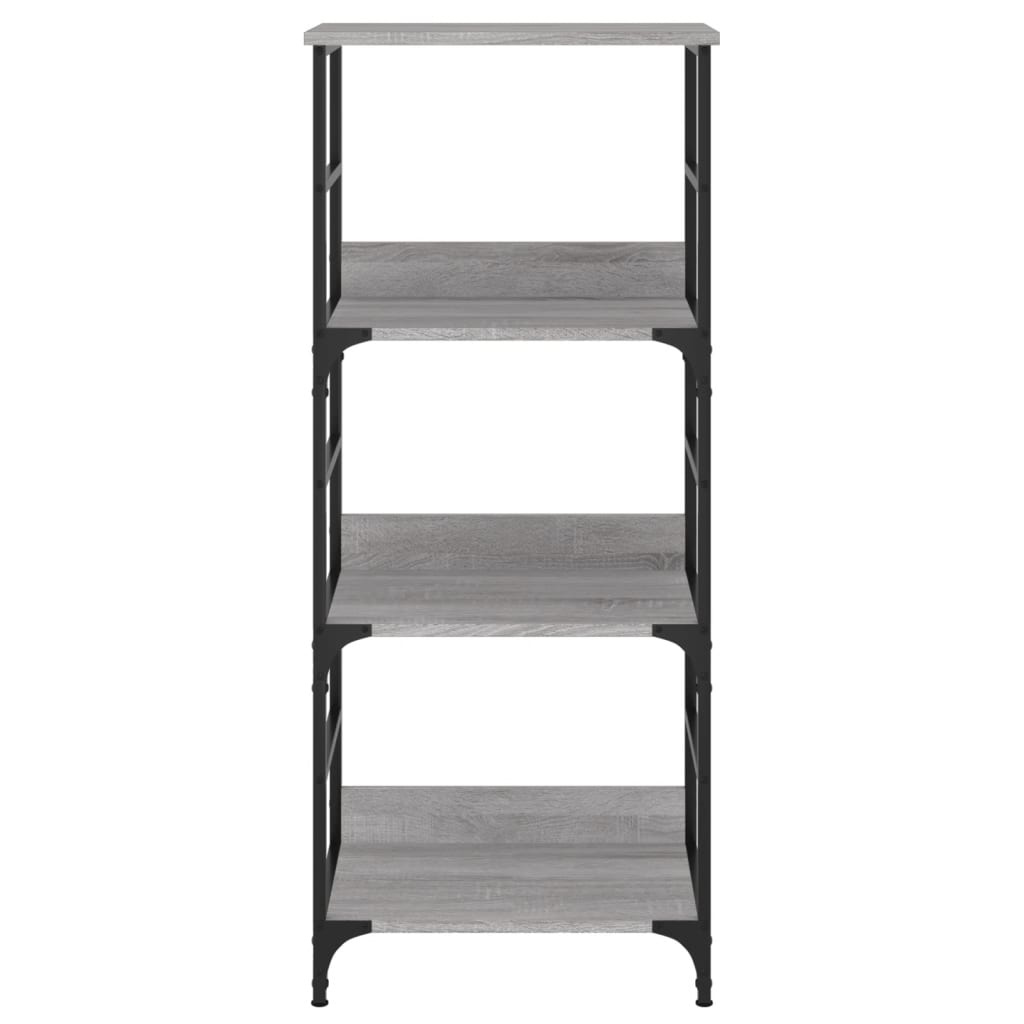 VidaXL Boekenrek 50x33x117,5 cm bewerkt hout grijs sonoma eikenkleurig