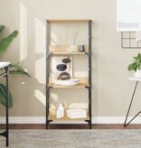 VidaXL Boekenrek 50x33x117,5 cm bewerkt hout sonoma eikenkleurig