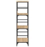 VidaXL Boekenrek 50x33x117,5 cm bewerkt hout sonoma eikenkleurig