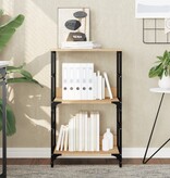 VidaXL Boekenrek 50x33x82 cm bewerkt hout sonoma eikenkleurig