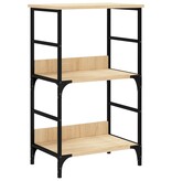 VidaXL Boekenrek 50x33x82 cm bewerkt hout sonoma eikenkleurig