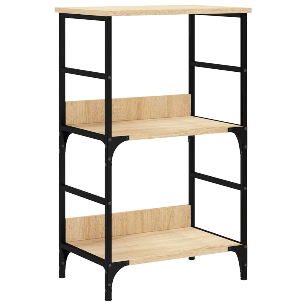 VidaXL Boekenrek 50x33x82 cm bewerkt hout sonoma eikenkleurig