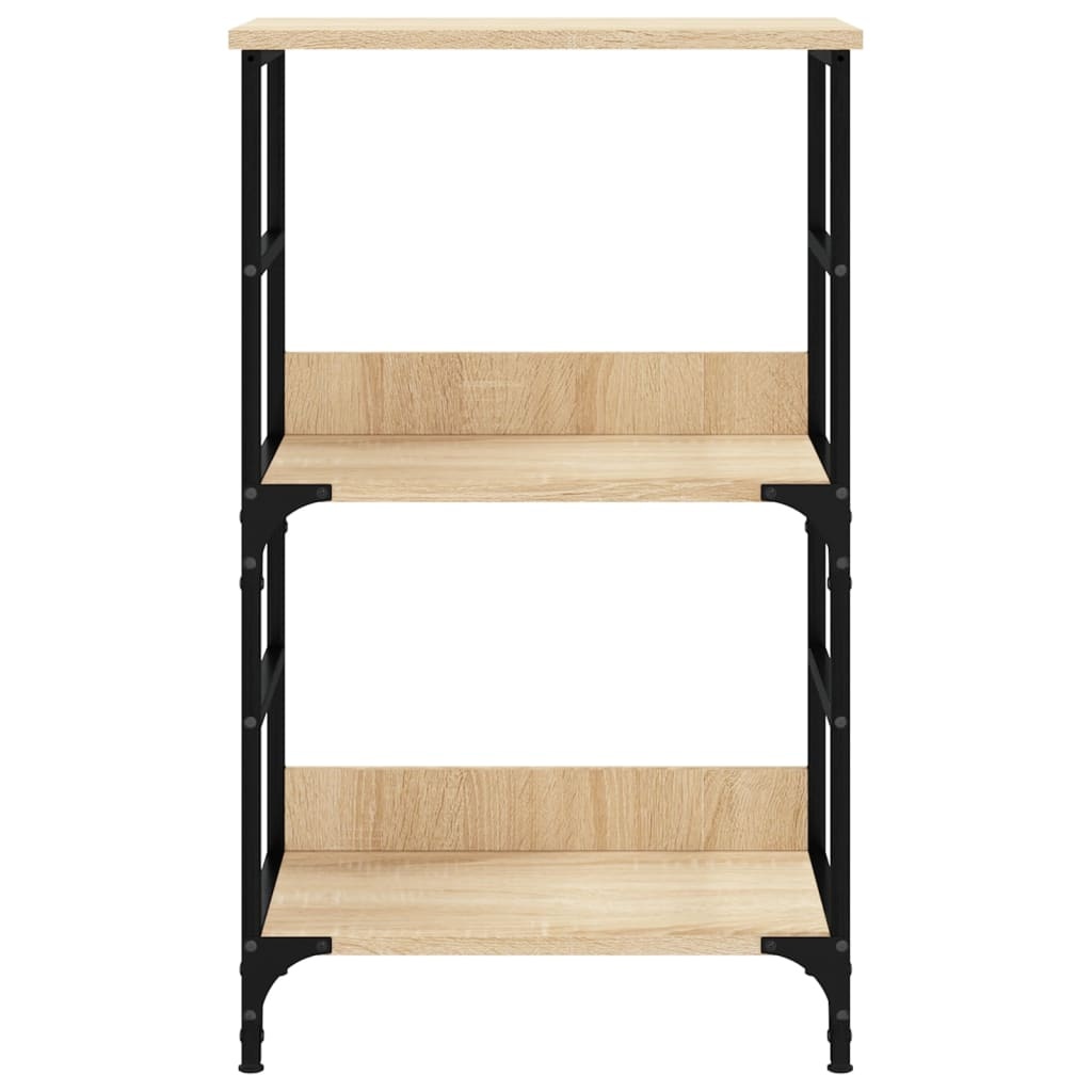 VidaXL Boekenrek 50x33x82 cm bewerkt hout sonoma eikenkleurig
