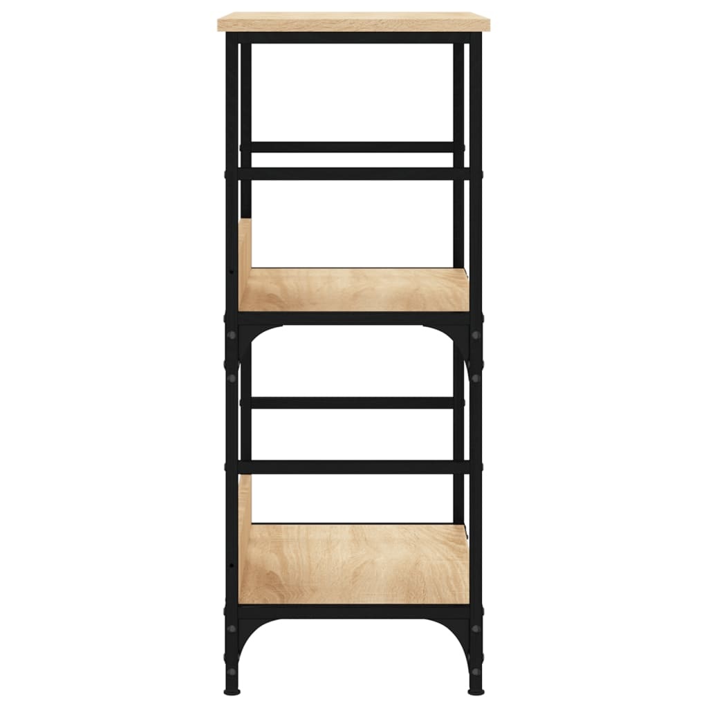 VidaXL Boekenrek 50x33x82 cm bewerkt hout sonoma eikenkleurig