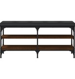 VidaXL Schoenenbank 102x32x47 cm bewerkt hout bruin eikenkleur