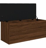 VidaXL Opbergbankje 102x42x45 cm bewerkt hout bruin eikenkleur