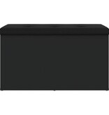 VidaXL Opbergbankje 82x42x45 cm bewerkt hout zwart