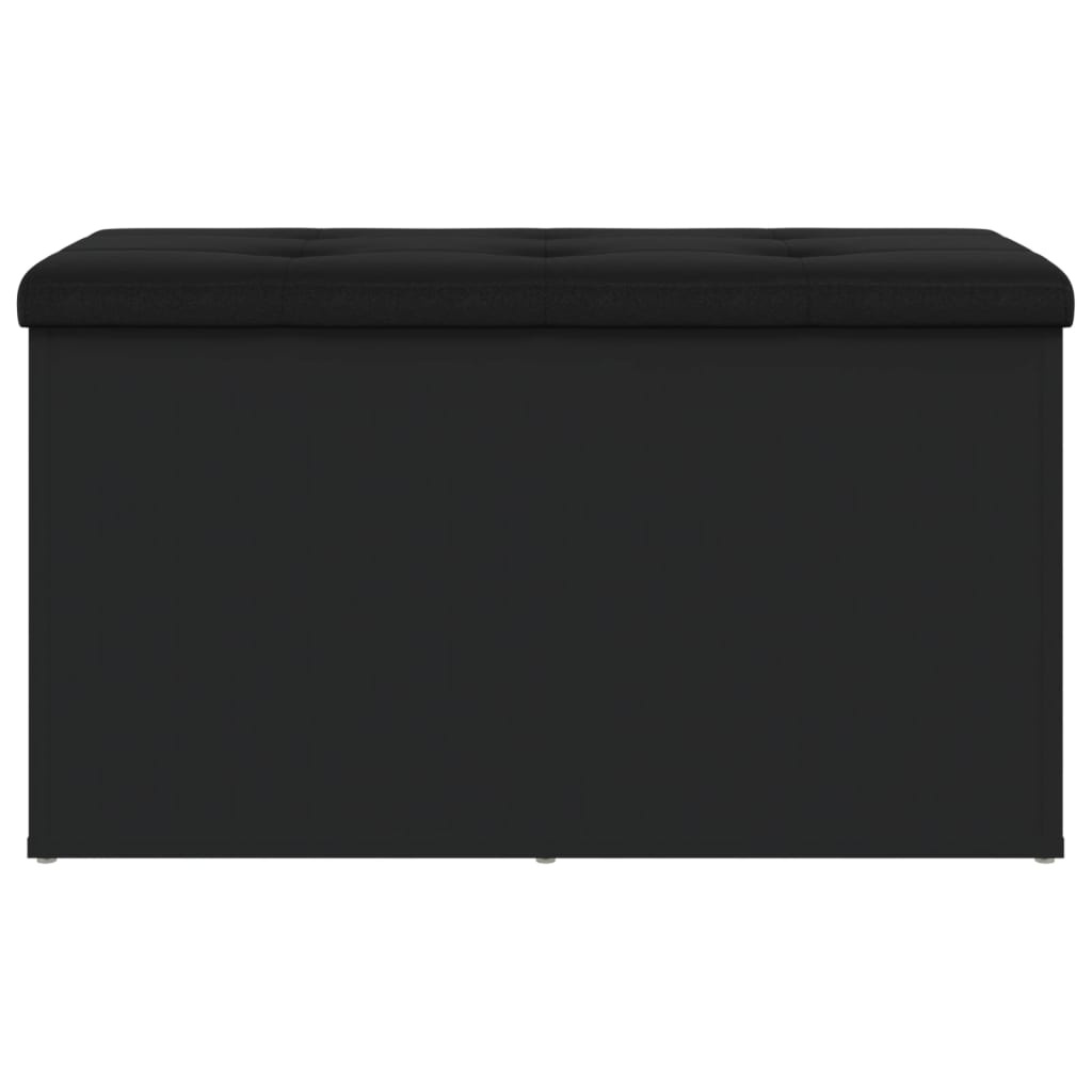 VidaXL Opbergbankje 82x42x45 cm bewerkt hout zwart