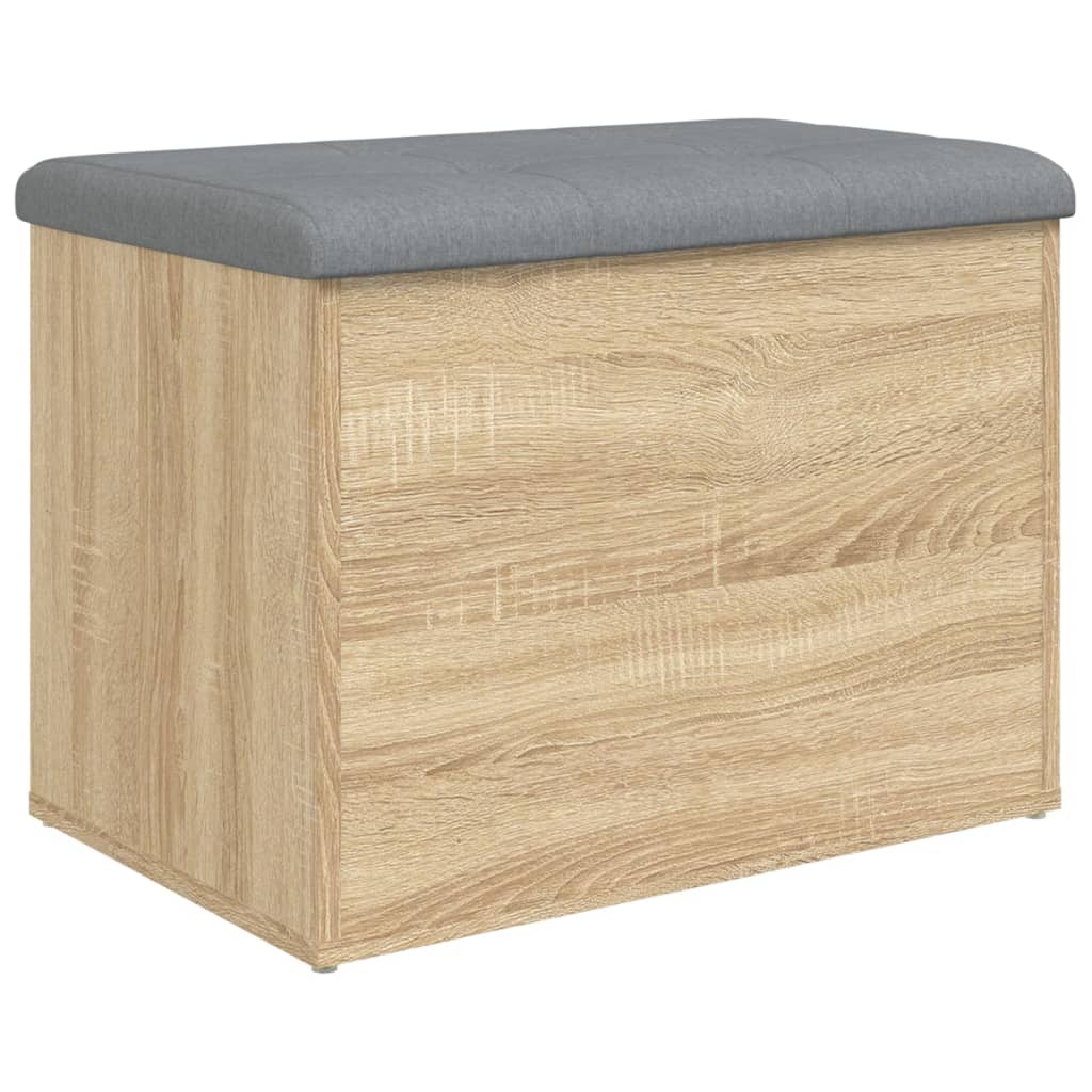 VidaXL Opbergbankje 62x42x45 cm bewerkt hout sonoma eikenkleurig