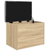 VidaXL Opbergbankje 62x42x45 cm bewerkt hout sonoma eikenkleurig