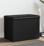 VidaXL Opbergbankje 62x42x45 cm bewerkt hout zwart