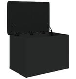 VidaXL Opbergbankje 62x42x45 cm bewerkt hout zwart