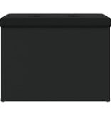 VidaXL Opbergbankje 62x42x45 cm bewerkt hout zwart