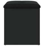 VidaXL Opbergbank 42x42x45 cm bewerkt hout zwart