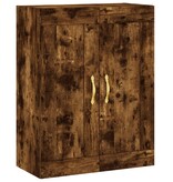 VidaXL Wandkast 69,5x34x90 cm bewerkt hout gerookt eikenkleurig