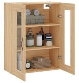 VidaXL Wandkast 69,5x34x90 cm bewerkt hout sonoma eikenkleurig