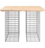 VidaXL Tuinbank schanskorfontwerp 100x102x72 cm massief grenenhout