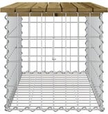 VidaXL Tuinbank schanskorfontwerp 83x44x42 cm geïmpregneerd hout