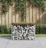 VidaXL Tuinbank schanskorfontwerp 63x44x42 cm geïmpregneerd grenenhout