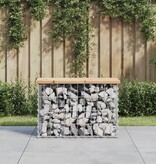 VidaXL Tuinbank schanskorfontwerp 63x31,5x42 cm massief grenenhout