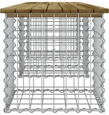 VidaXL Tuinbank schanskorfontwerp 203x44x42 cm geïmpregneerd hout