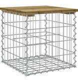 VidaXL Tuinbank schanskorfontwerp 43x44x42 cm geïmpregneerd grenenhout