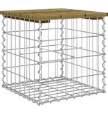 VidaXL Tuinbank schanskorfontwerp 43x44x42 cm geïmpregneerd grenenhout