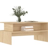 VidaXL Salontafel 90x55x42,5 cm bewerkt hout sonoma eikenkleurig