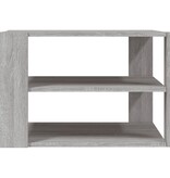 VidaXL Salontafel 59,5x59,5x40 cm bewerkt hout grijs sonoma