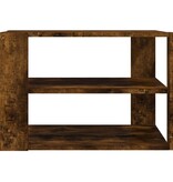 VidaXL Salontafel 59,5x59,5x40 cm bewerkt hout gerookt eikenkleurig